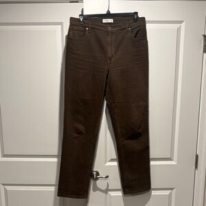 Abercrombie & Fitch Tan Ultra High Rise Jeans